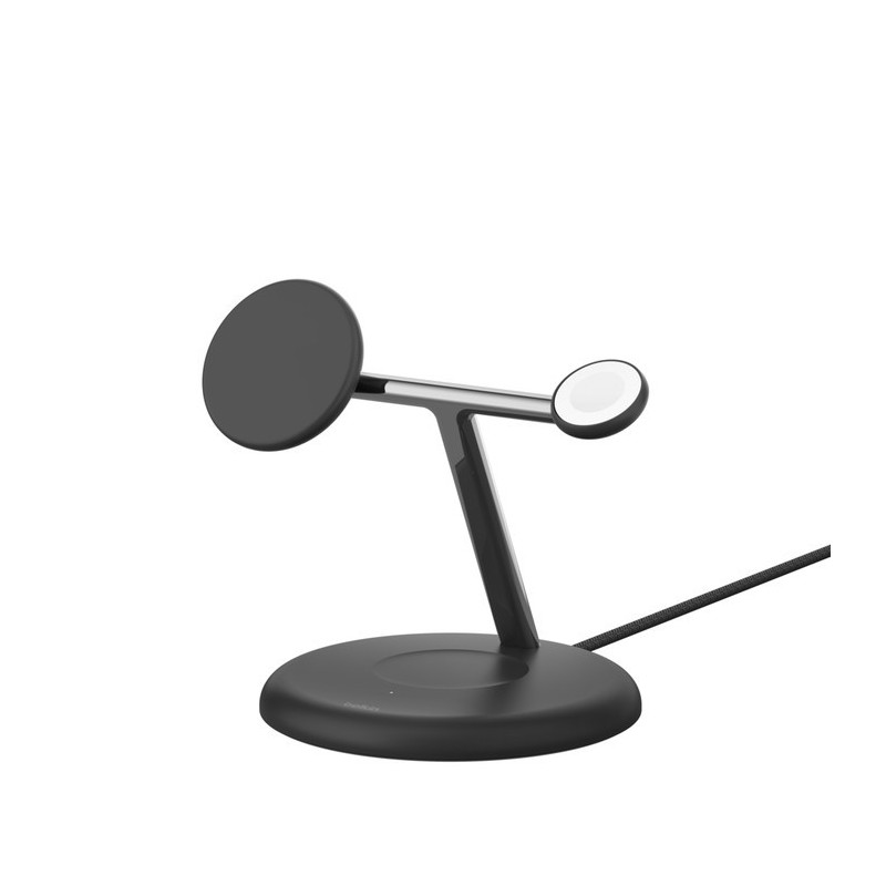 Belkin BOOST CHARGE PRO Qi2, 15W 3v1 magnetický stojan, čierny