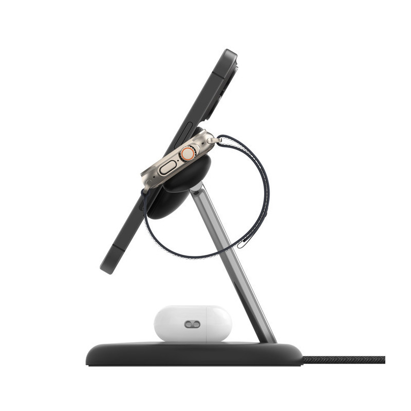 Belkin BOOST CHARGE PRO Qi2, 15W 3v1 magnetický stojan, čierny