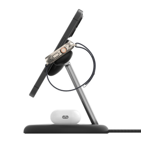Belkin BOOST CHARGE PRO Qi2, 15W 3v1 magnetický stojan, čierny