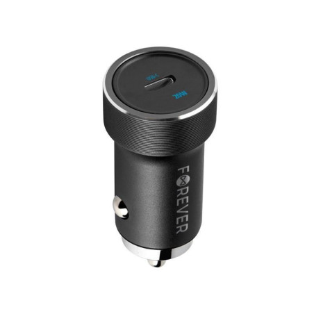 Rýchlonabíjačka do auta Forever CC-06 USB-C 20W, PD3.0 čierna