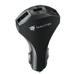 Nabíjačka do auta Navitel USP45 Slim čierna