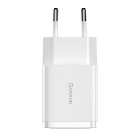 Baseus nabíjačka do siete Compact 2xUSB 10,5W biela