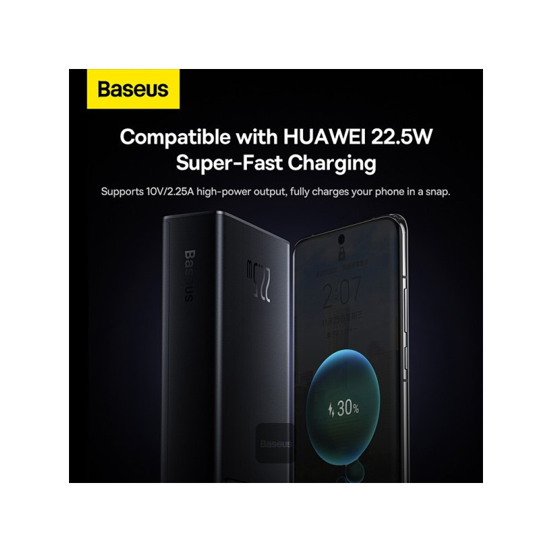 Baseus power banka Star-Lord 30000 mAh 22,5 W USB/USB-C čierna