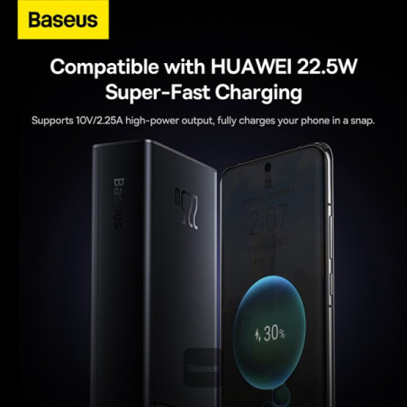 Baseus power banka Star-Lord 30000 mAh 22,5 W USB/USB-C čierna