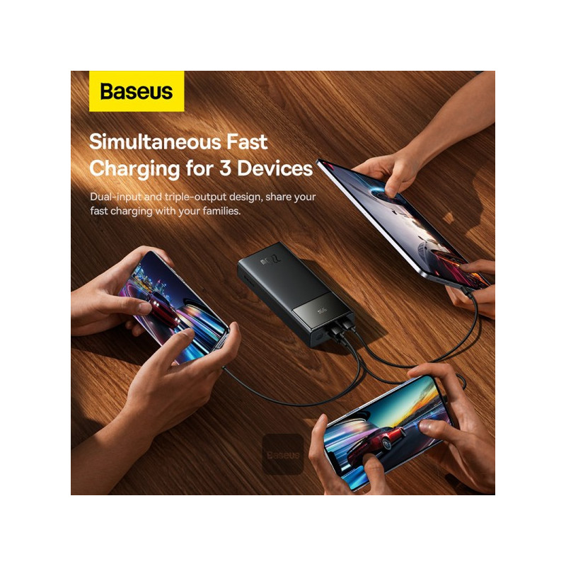 Baseus power banka Star-Lord 30000 mAh 22,5 W USB/USB-C čierna