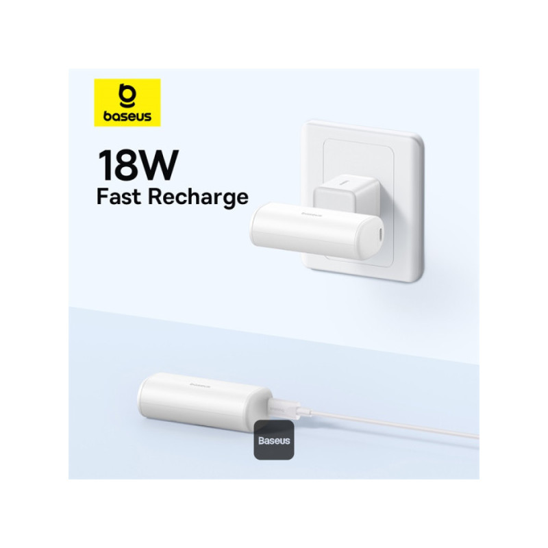 Baseus power banka 5000mAh 20W USB-C biela