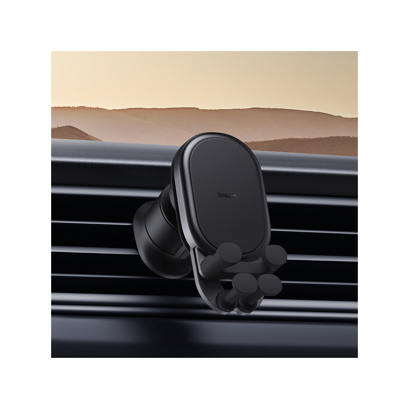 Baseus univerzálny držiak do auta Stable Gravitational Car Mount Air (do ventilačnej mriežky) čierny
