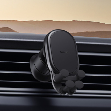 Baseus univerzálny držiak do auta Stable Gravitational Car Mount Air (do ventilačnej mriežky) čierny