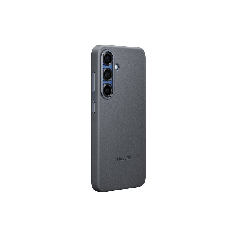 Samsung Ochranný kryt z vegánskej kože pre Galaxy S25 Black