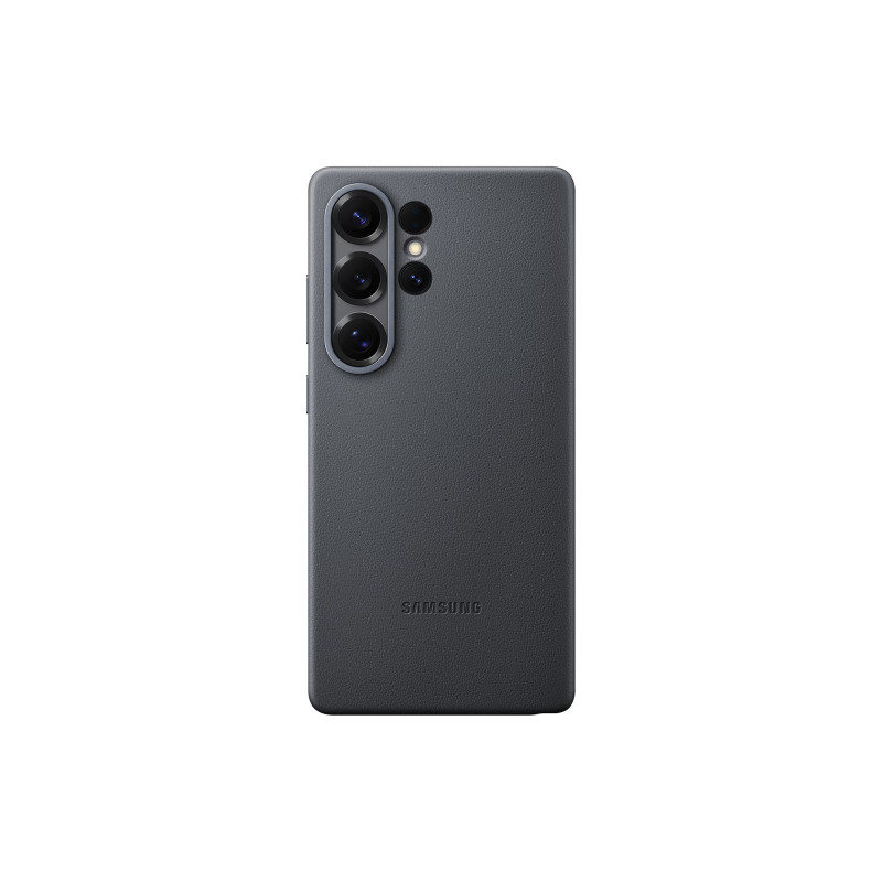 Samsung Ochranný kryt z vegánskej kože pre Galaxy S25 Ultra Black