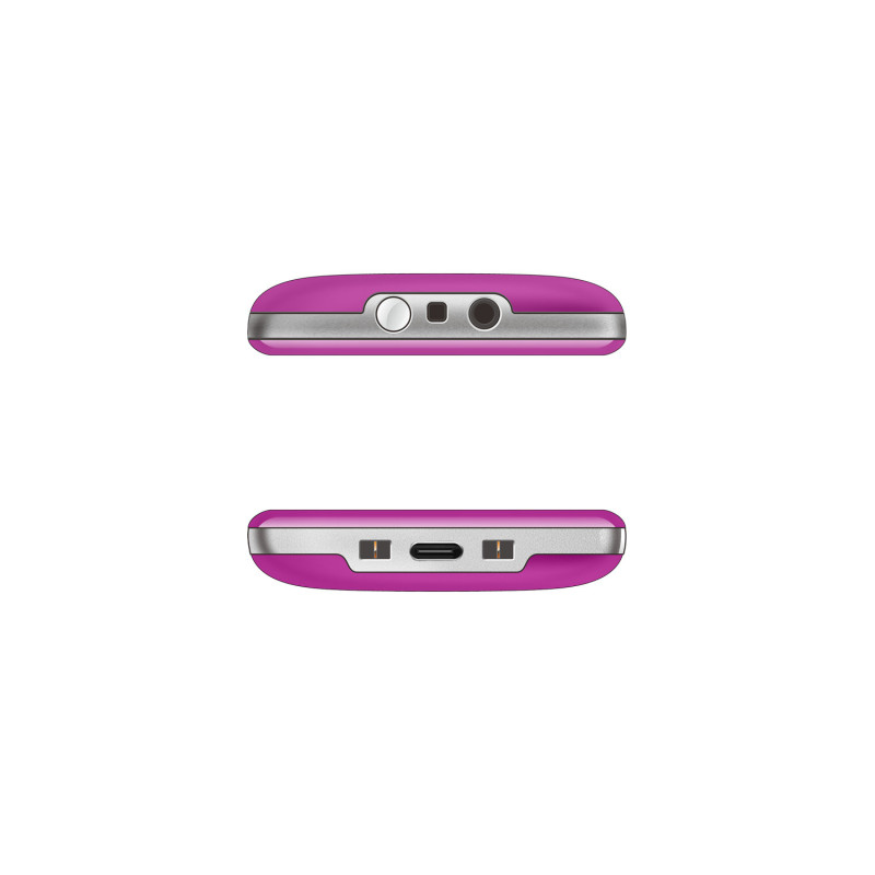 EVOLVEO EasyPhone XR, mobilný telefón pre seniorov s nabíjacím stojanom, ružový