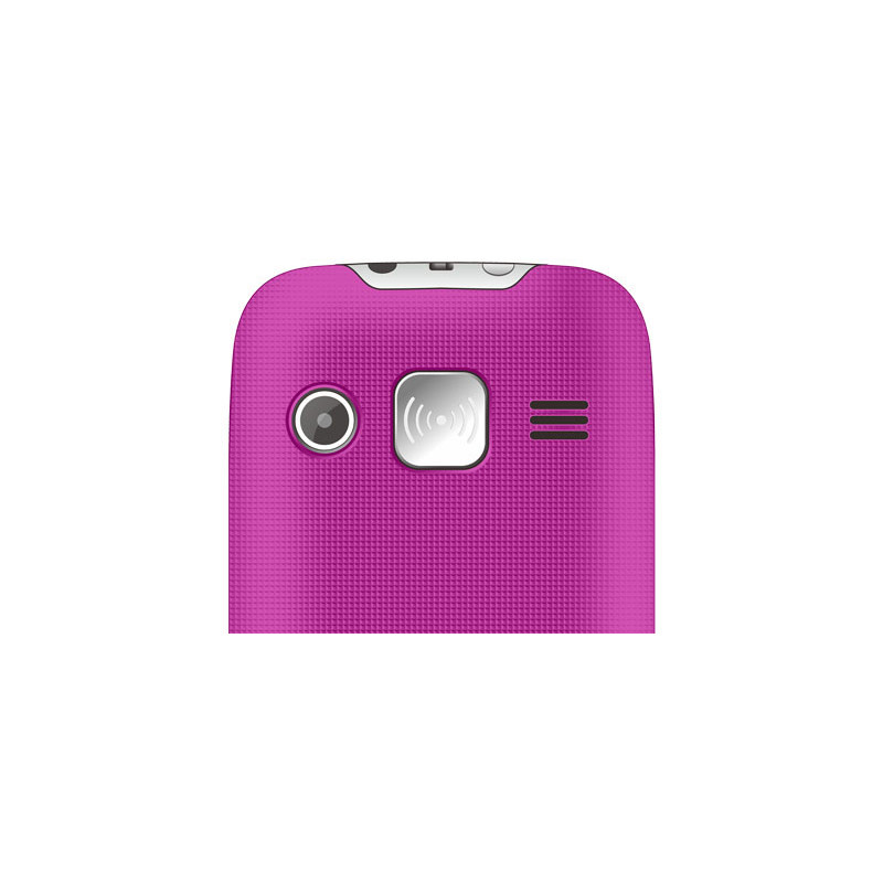 EVOLVEO EasyPhone XR, mobilný telefón pre seniorov s nabíjacím stojanom, ružový