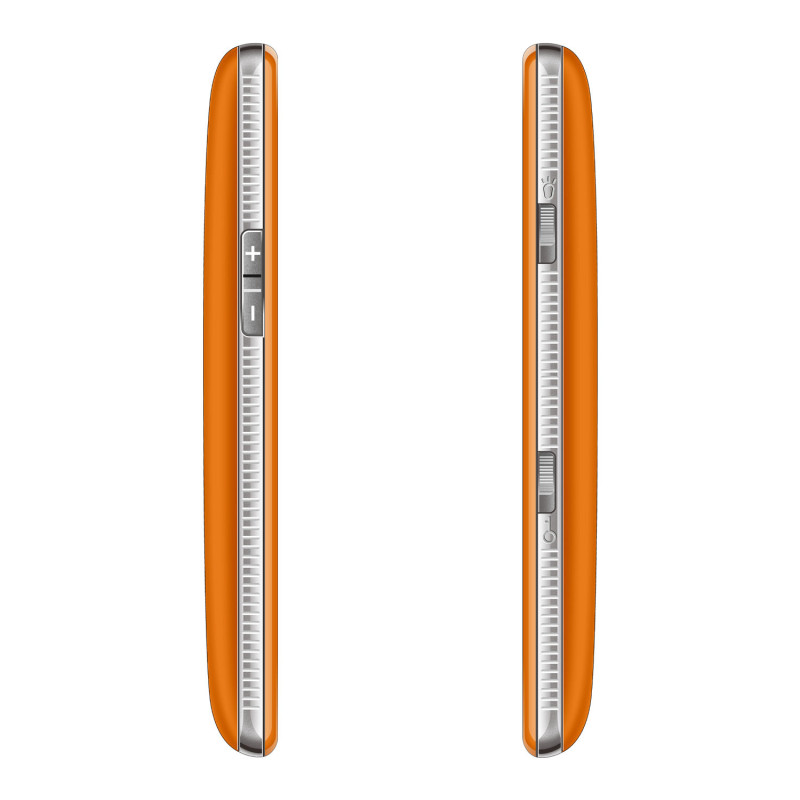EVOLVEO EasyPhone XR, mobilný telefón pre seniorov s nabíjacím stojanom, oranžový