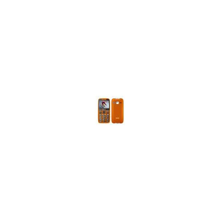 EVOLVEO EasyPhone XR, mobilný telefón pre seniorov s nabíjacím stojanom, oranžový