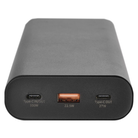 EMOS PWB NTBF30 27000 MAH 100 W PD 1×USB-C 1×USB-A