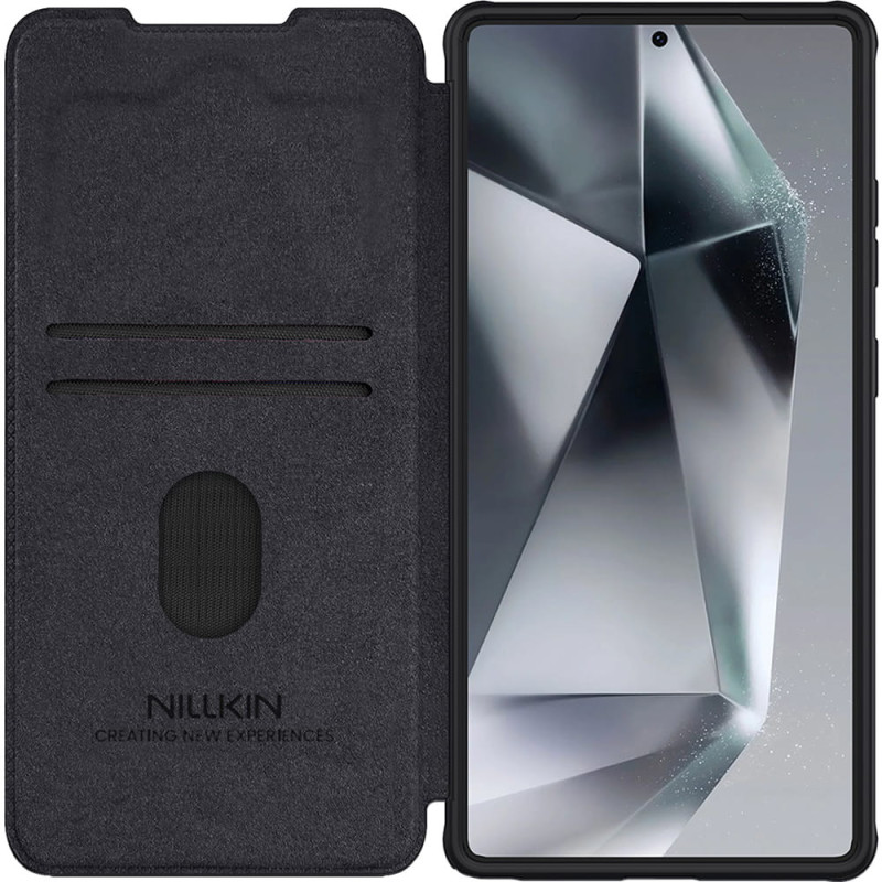 Nillkin Qin Book PRO Puzdro pre Samsung Galaxy S25 Ultra Black