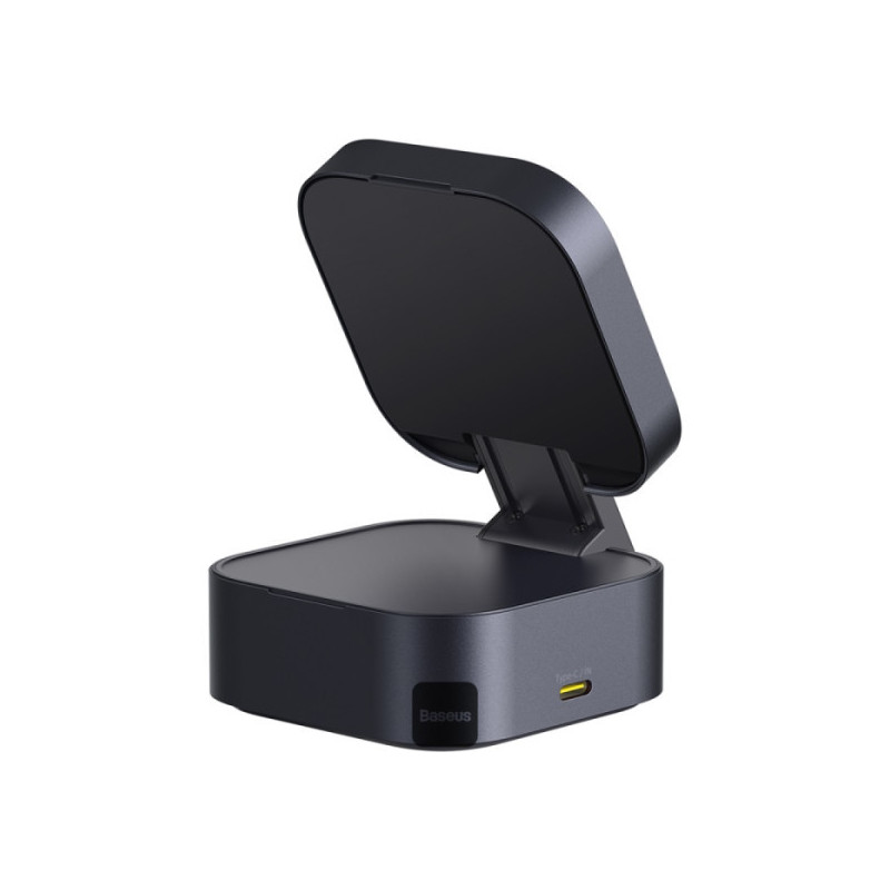 Baseus Magnetický bezdrôtový nabíjací stojan PicoGo Series 2v1 Qi2 67W čierny