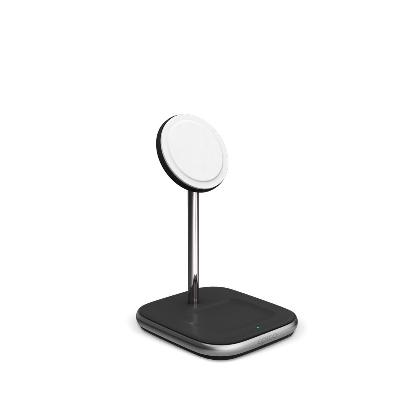 Epico 2in1 MagSafe Wireless Charger - čierna