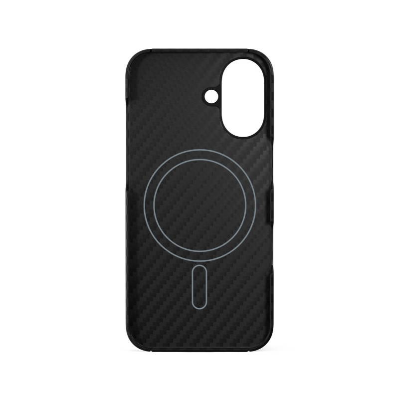 Epico Mag+ Carbon kryt pre iPhone 16 - čierny
