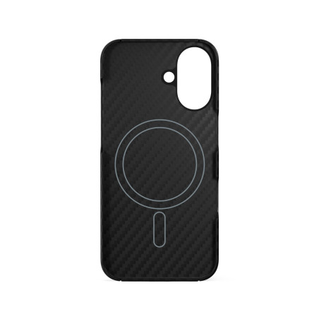 Epico Mag+ Carbon kryt pre iPhone 16 - čierny