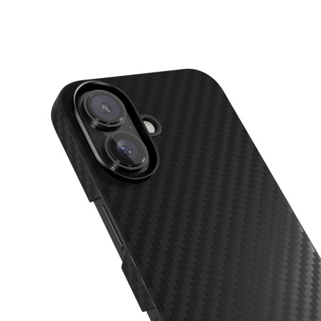 Epico Mag+ Carbon kryt pre iPhone 16 - čierny