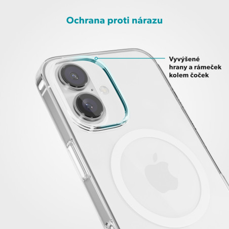 Epico Mag+ Hero kryt iPhone 16 Plus - transparentný