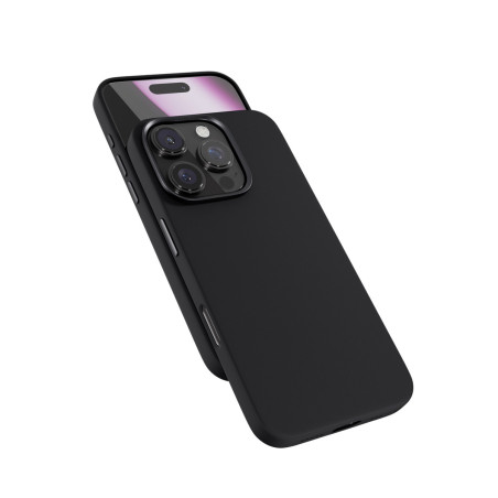 Epico Mag+ Silicone Pro kryt iPhone 16 Pro - čierny