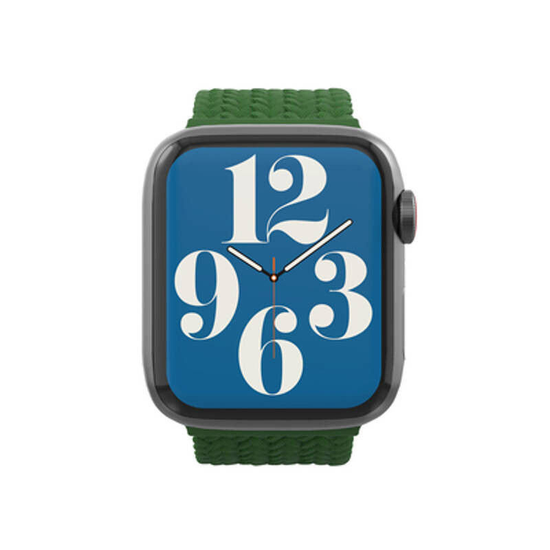 ZAGG remienok Apple Watch 45/44/42mm SM zelená
