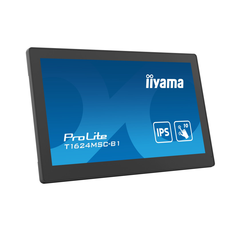 16" iiyama T1624MSC-B1: FHD, HDMI, Media Player