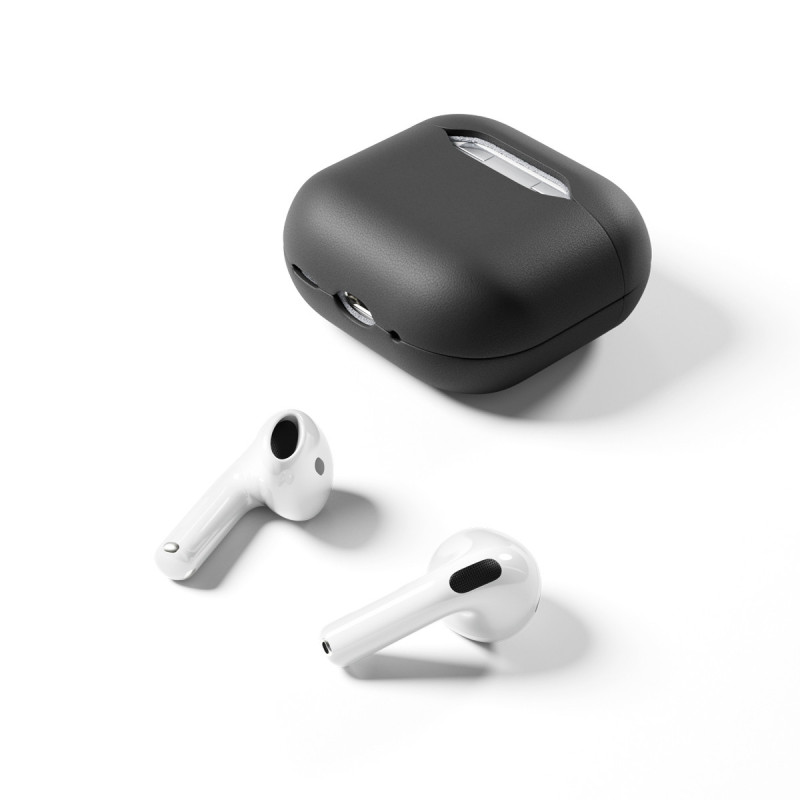 Epico kožené púzdro pre AirPods 4/4 s ANC - čierna