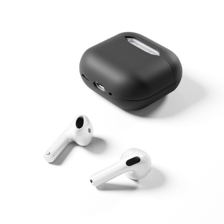 Epico kožené púzdro pre AirPods 4/4 s ANC - čierna