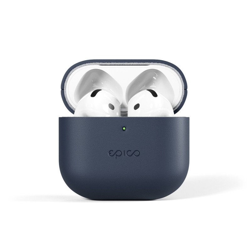 Epico kožené púzdro pre AirPods 4/4 s ANC - modrá