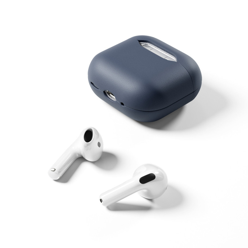Epico kožené púzdro pre AirPods 4/4 s ANC - modrá