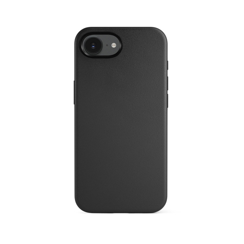 Epico Mag+ kožený kryt iPhone 16e - čierna