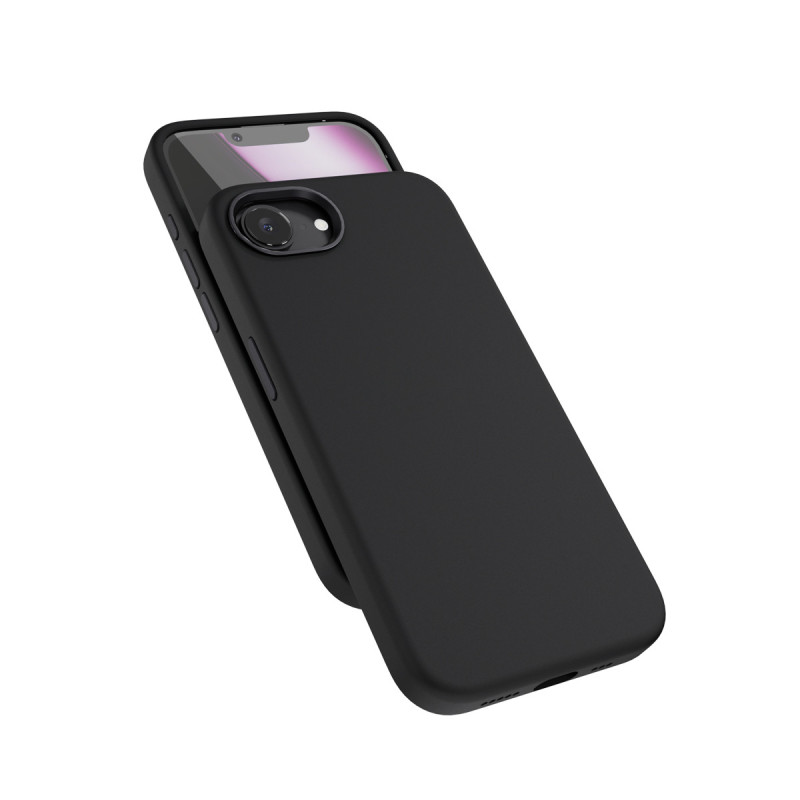 Epico Mag+ Silicone Pro kryt iPhone 16e - čierna