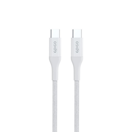 Epico Braided PD Cable 1,2 m USB-C to USB-C - biela