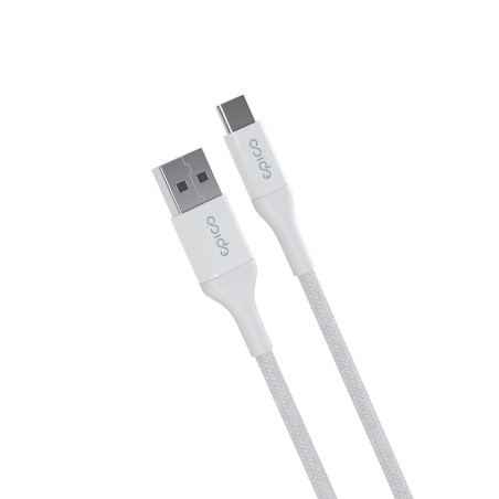 Epico Braided Cable 1,2m USB-C to USB-A - biela