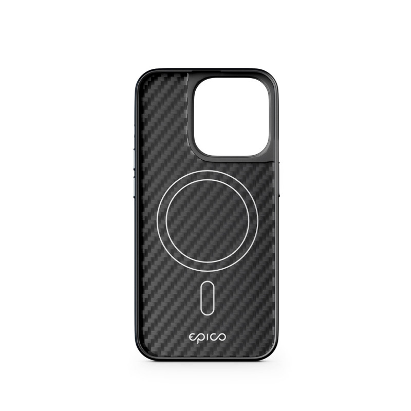 Epico Mag+ Hybrid Carbon kryt iPhone 15 Pro