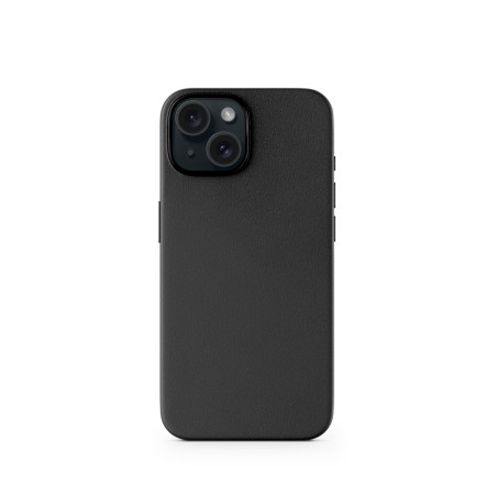 Epico Mag+ kožený kryt iPhone 15 Plus - čierna