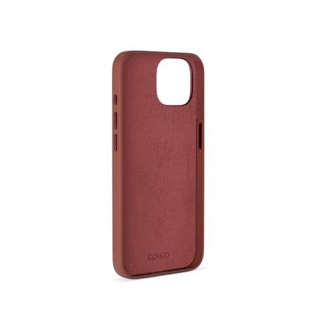 Epico Mag+ kožený kryt iPhone 15 Plus - hnedá