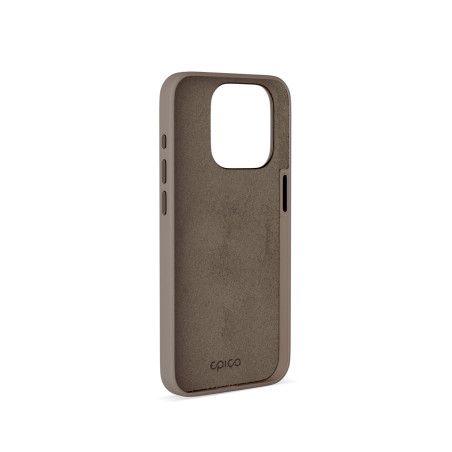 Epico Mag+ kožený kryt iPhone 15 Pro Max - piesková