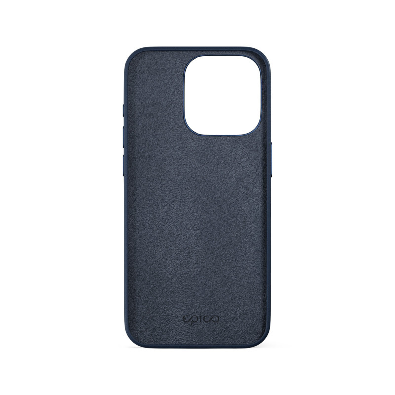 Epico Mag+ kožený kryt iPhone 16 Pro - modrá