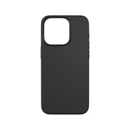 Epico Mag+ kožený kryt iPhone 16 Pro - čierna