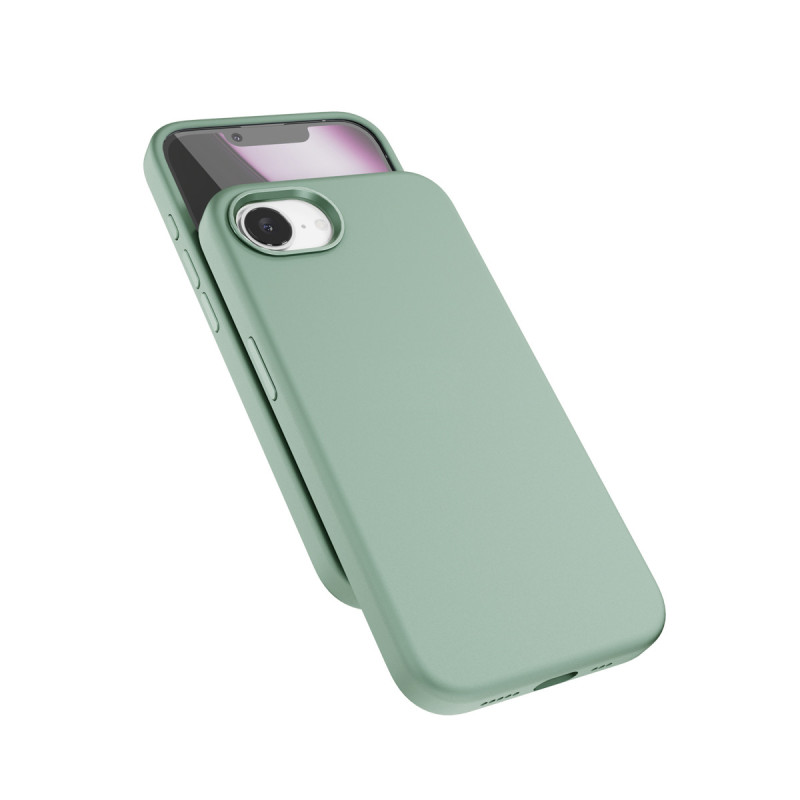 Epico Mag+ Silicone Pro kryt iPhone 16e - zelená