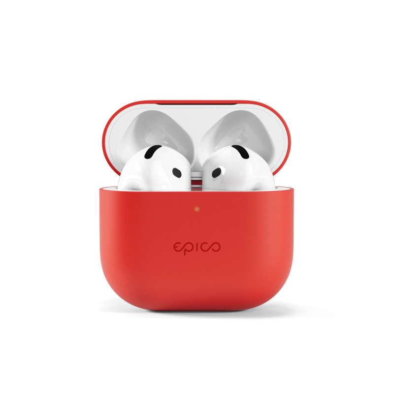 Epico silikónové púzdro pre AirPods 4 - červená
