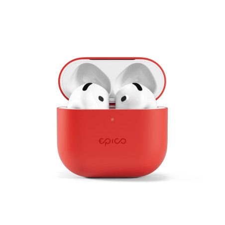 Epico silikónové púzdro pre AirPods 4 - červená