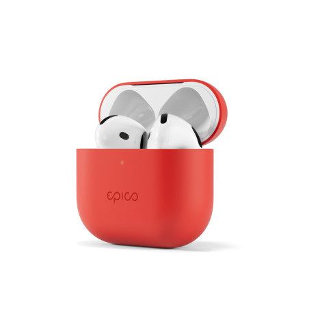 Epico silikónové púzdro pre AirPods 4 - červená