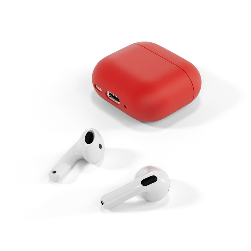 Epico silikónové púzdro pre AirPods 4 - červená
