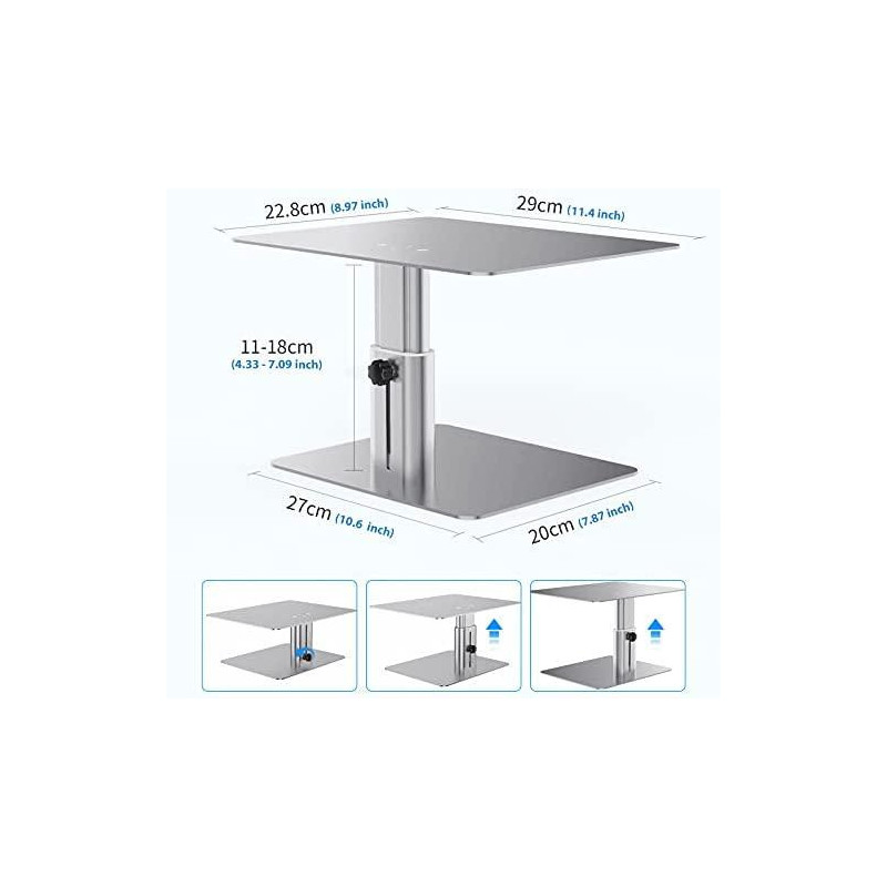 Nillkin HighDesk Adjustable Monitor Stand Silver