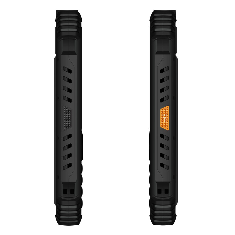 EVOLVEO StrongPhone Q1, vodotesný odolný Dual SIM telefón, čierno-oranžový